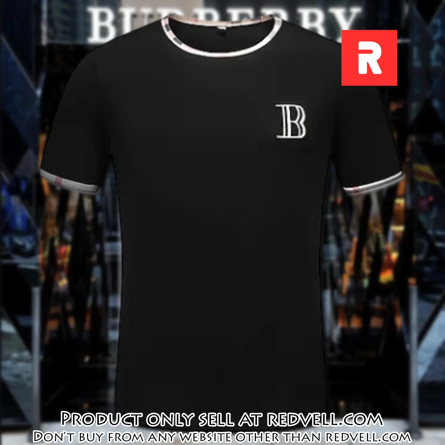 Burberry black luxury brand unisex tshirt outfit for men women rv4750342